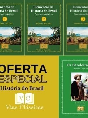 Capas da coleção "História do Brasil"
