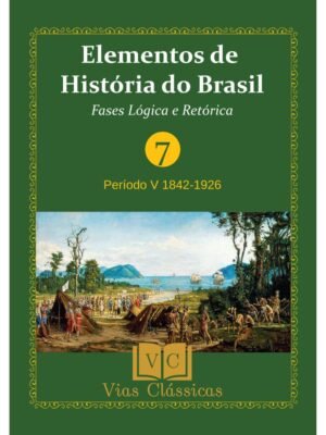 Capa do livro "Elementos História do Brasil", de Cláudio Maria Thomás, módulo 7.